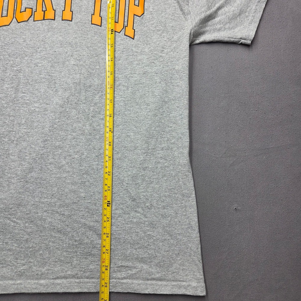 Mens Champion Tennessee Vols Rocky Top Shirt Gray Large UT Volunteers NCAA Tee - Picture 4 of 8